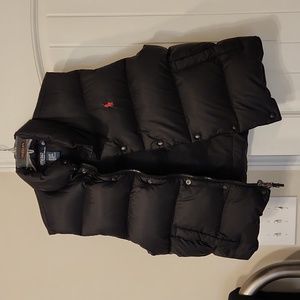 Mens Polo puffy vest sz L Black